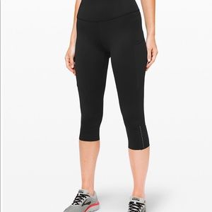 Lululemon Fast and Free Nulux Crop Running Pants